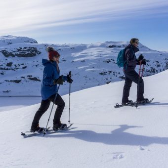 Sneeuwschoenwandeling, @Lyngen Experience Lodge, Noorwegen