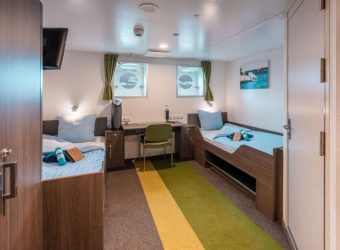 2-pers. met patrijspoort Ortelius Schip