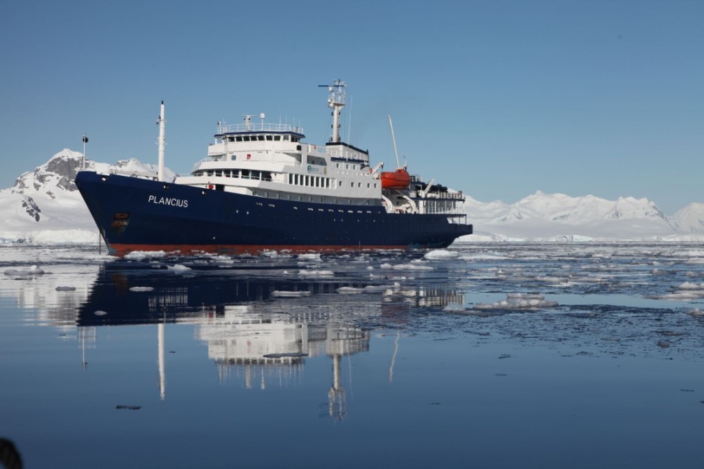 MV PLancius, zuidpoolcirkel expeditie, Antarctica