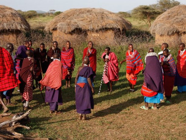 Maasai dorp