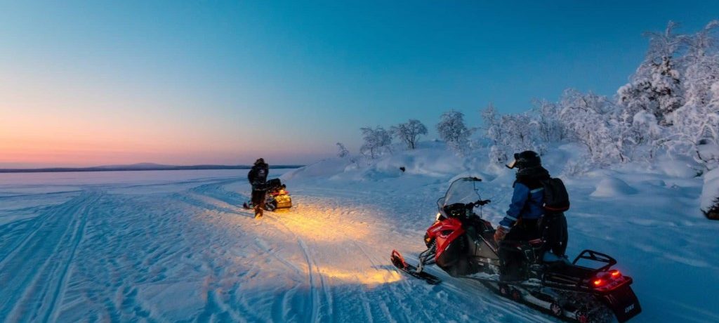 Noorrderlicht sneeuwscooter