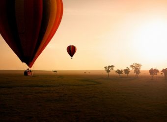 Luchtballon safari