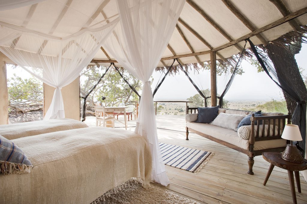 Tweepersoons suite Nomad Lamai Serengeti Camp, Luxe safari Tanzania