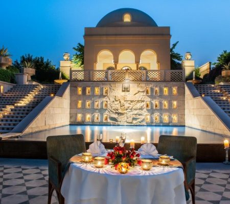 Privé diner, Oberoi Amar Vilas