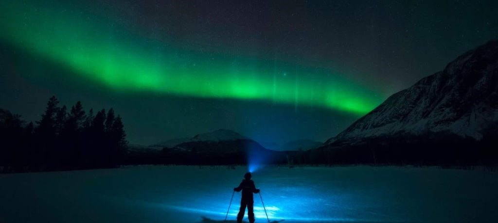 Noorderlicht, Lyngenfjord, Noorwegen