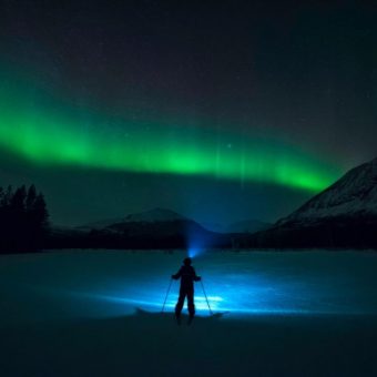 Noorderlicht, Lyngenfjord, Noorwegen