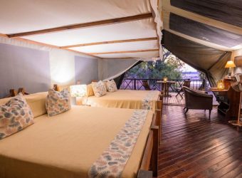 Familie tent, Rufiji River Camp