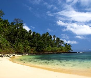 Sao Tome en Principe eilanden, Regenwoud Rolas eiland