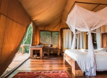 Familie tent, Semliki Safari Lodge