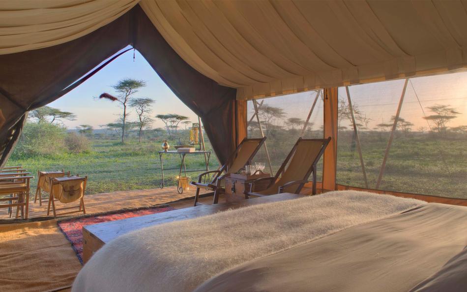 Standaard tent AndBeyond Serengeti Under Canvas