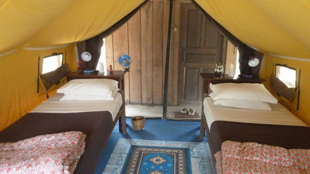 Slaapkamer, Seti River Camp