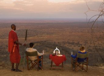 Masai bush lunch