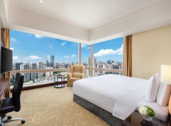 Deluxe city view kamer, Shangri-La Chengdu