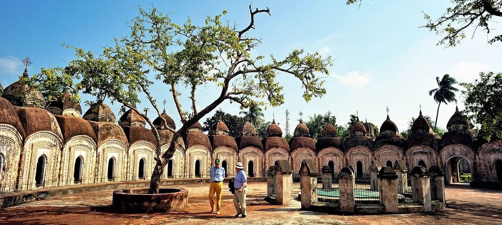 Shiva temple in Kalna, Ganges, India