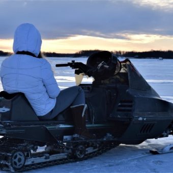 Sneeuwscooter safari