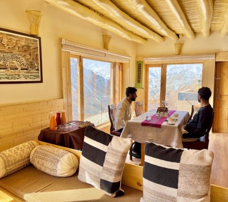 Snow Leopard Ulley Lodge Eetkamer