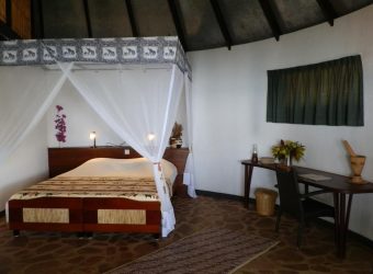 Slaapkamer, Speke Bay Lodge