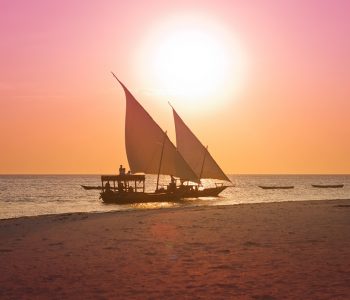 Sunset dhow Sunset dhow