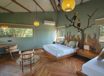Deluxe kamer met balkon, Tadoba Jungle Camp