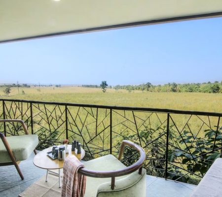 Balkon met uitzicht