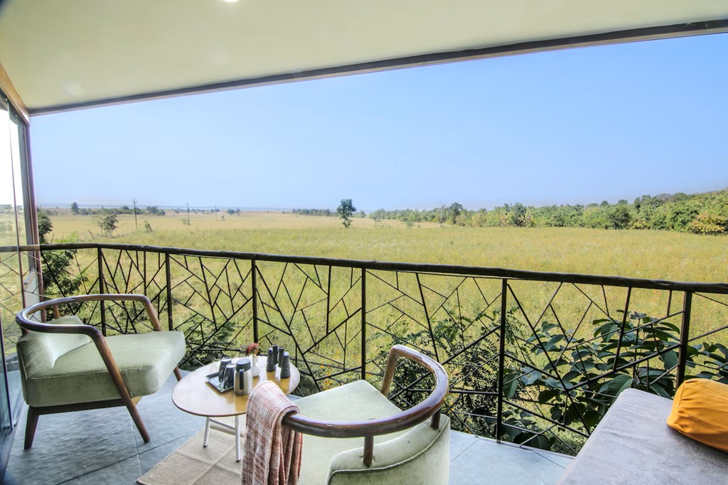 Balkon met uitzicht