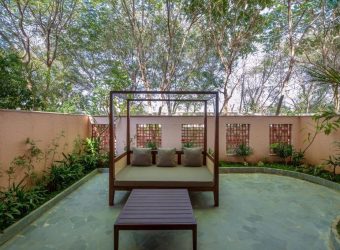 Tweepersoons terras kamer, Taj Sawai Ranthambore