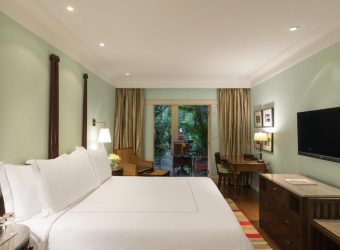 Luxe kamer tuizicht, Taj West End Bangalore