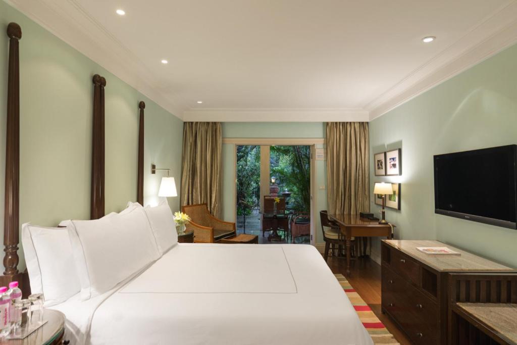 Luxe kamer tuizicht, Taj West End Bangalore