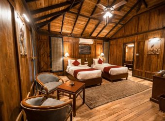 Tweepersoons hut, Tendu Leaf Jungle Resort
