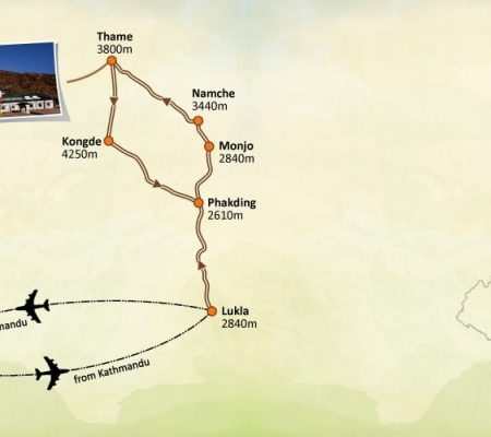 Thame Lodge Yeti map