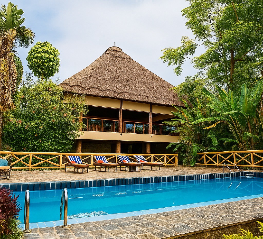 Zwembad, Tiloreza Volcanoes Ecolodge