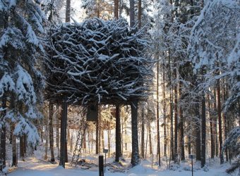 @Treehotel Harads, Zweeds Lapland, Zweden