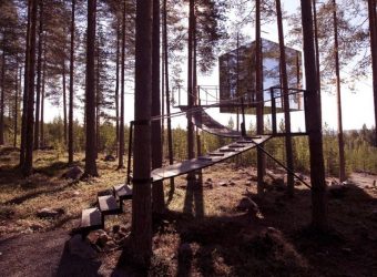 @Treehotel Harads, Zweeds Lapland, Zweden