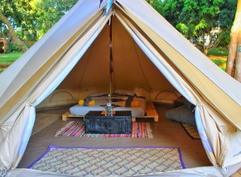 Glamping tent, ViaVia Guesthouse Entebbe