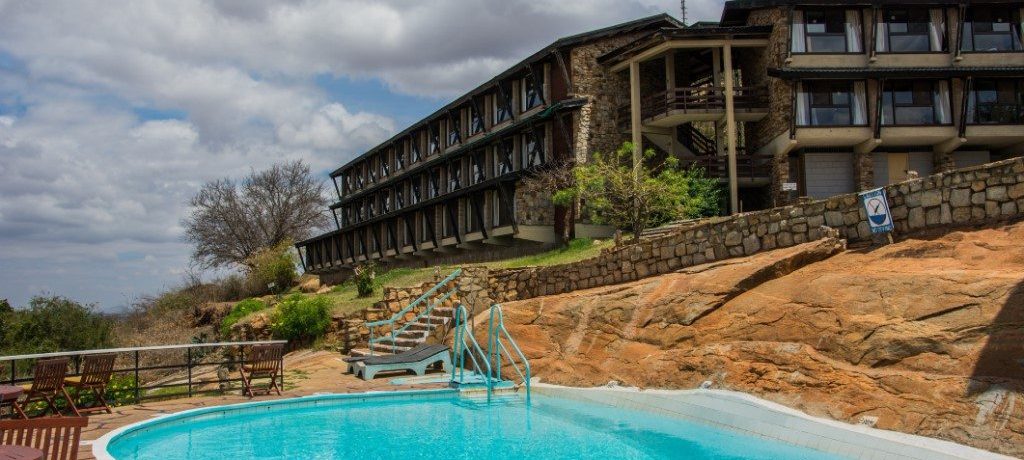 Zwembad, Voi Safari Lodge