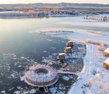 Arctic Bath by Anders Blomqvist Arctic Bath hotel, Luxe reis Lapand