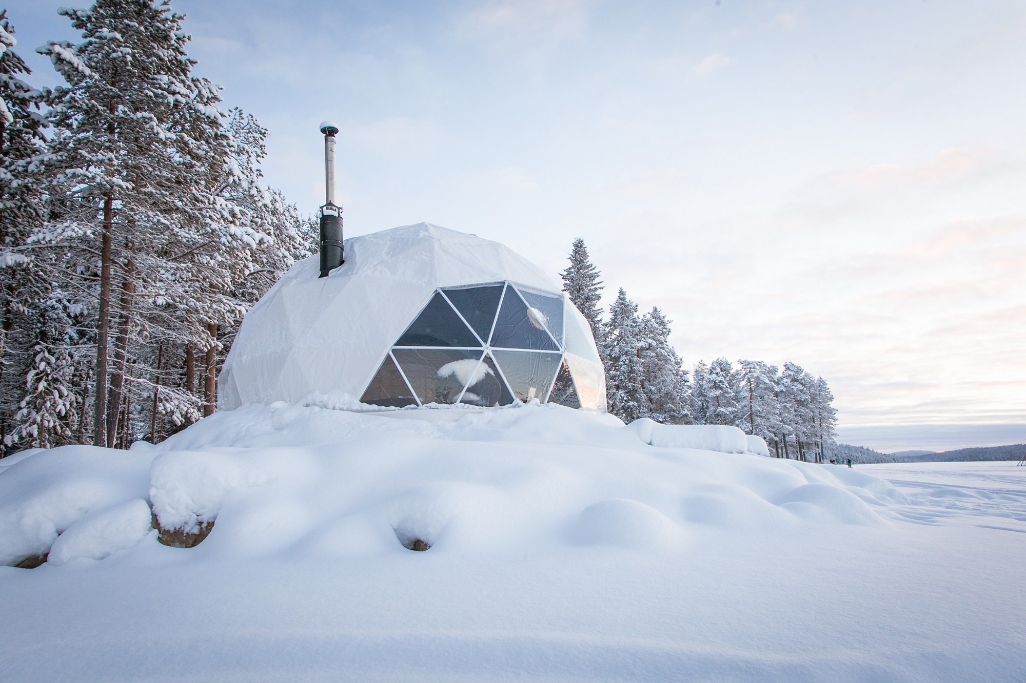 Aurora Dome Torassiepi, Fins Lapland, Finland