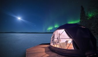 Aurora Domes Torassieppi, Noorderlichtweekend Fins Lapland, bijzondere overnachtingen