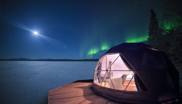 Aurora Domes Torassieppi, Noorderlichtweekend Fins Lapland, bijzondere overnachtingen