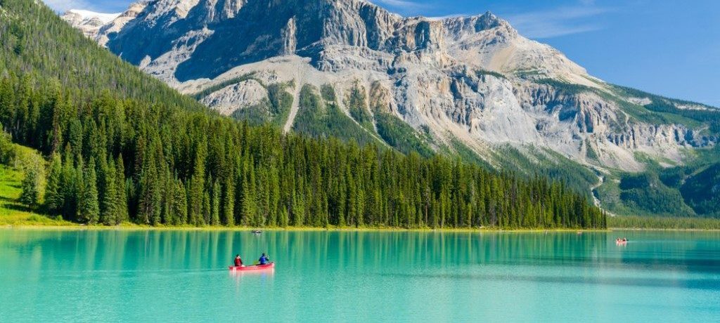 Wildlife en natuur West Canada, Emerald Lake, Yoho, Canada