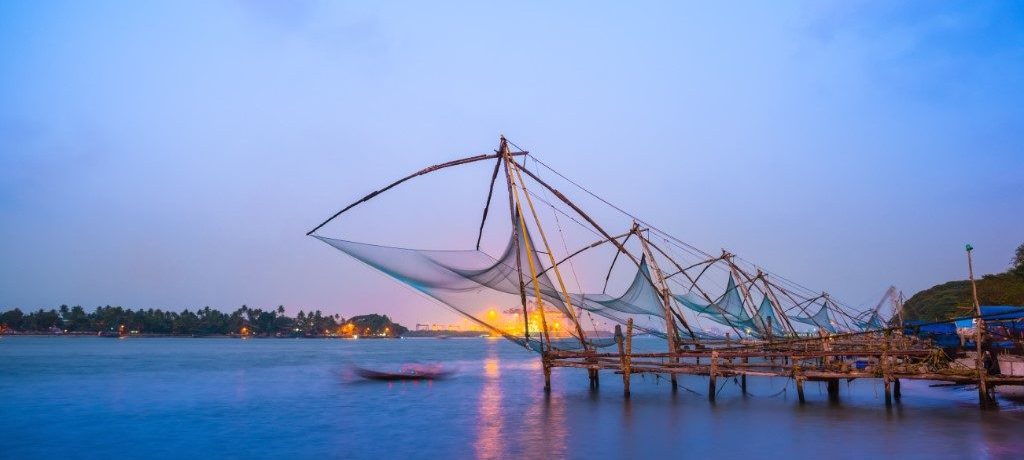 Chinese visnetten, Kochi, Kerala, India - Shutterstock Kochi