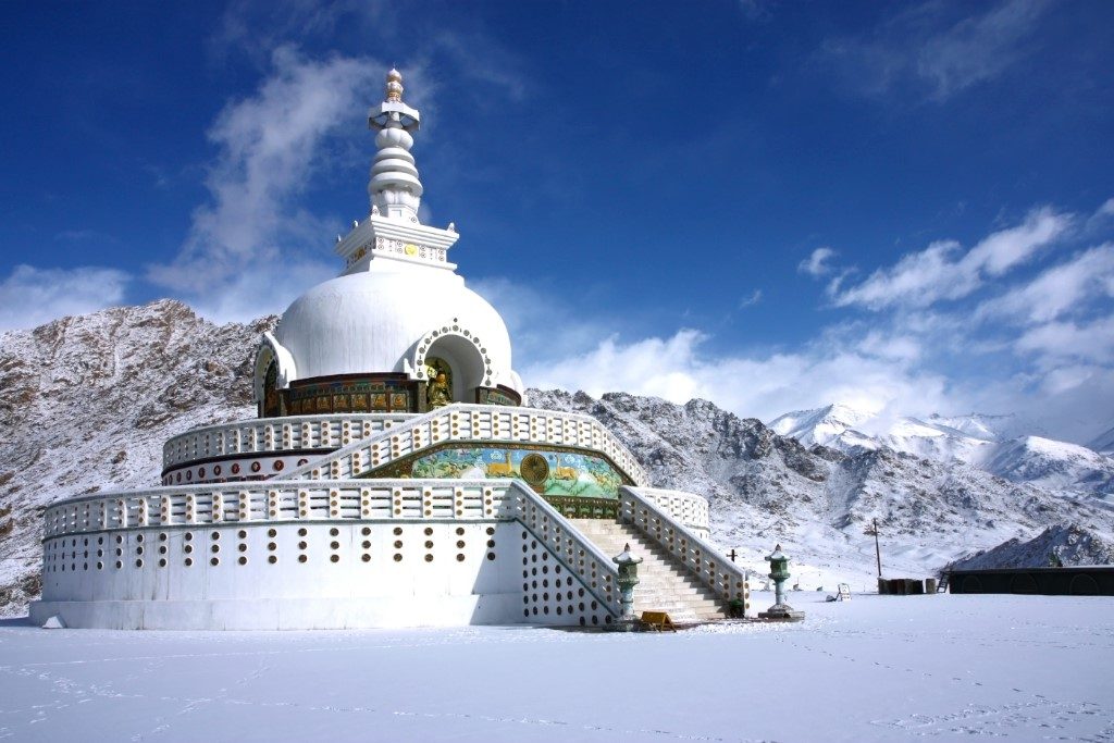Shanti Stupa, Leh, Ladakh, India - Shutterstock Shanti Stupa