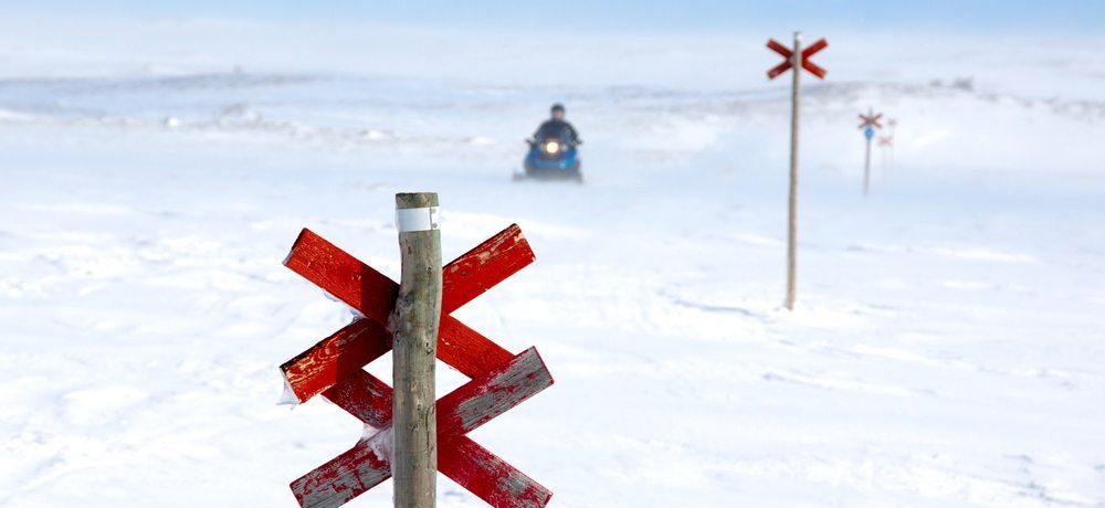 Sneeuwscootersafari, Zweden, Lapland - Shutterstock