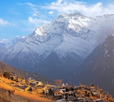 Dorp, Himalaya, India & Nepal, Azië - Shutterstock