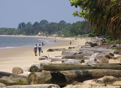 Strand Libreville,Gabon, activiteiten van Gabon